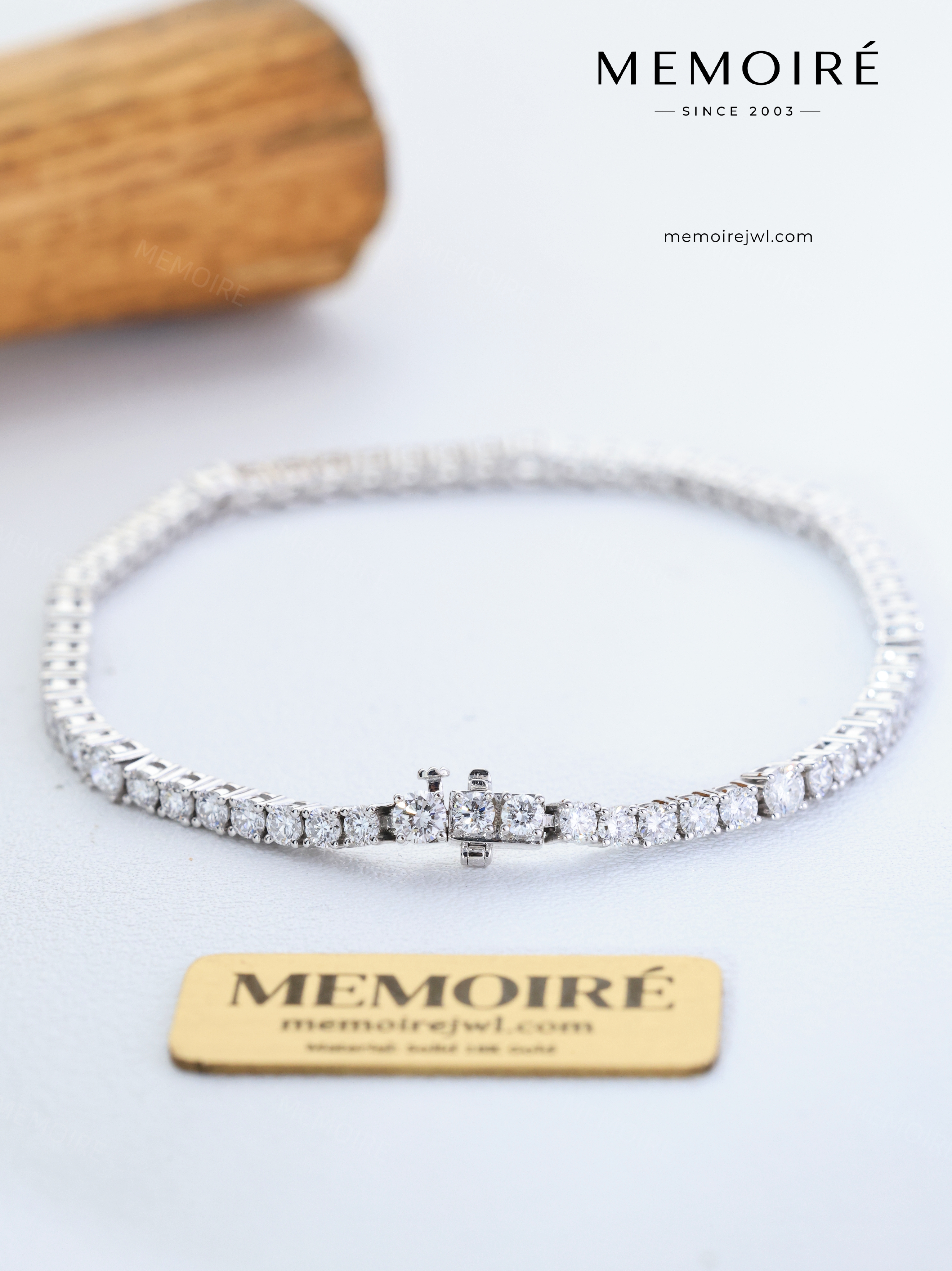 MEMOIRÉ 14K Gold Stone Tennis Bracelet